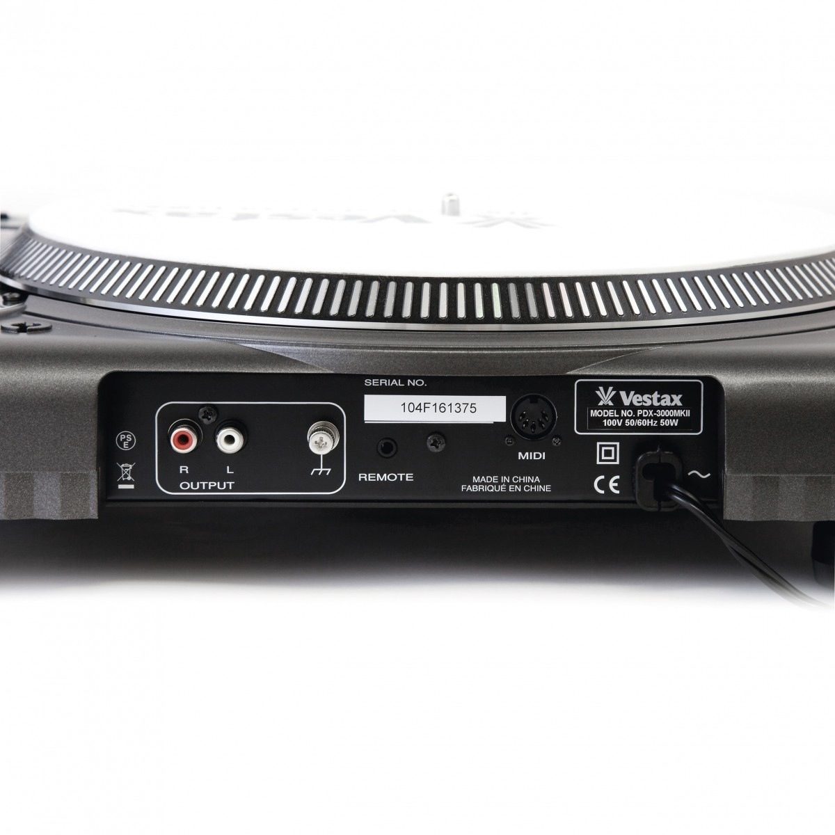 Vestax PDX-3000 MK2 Digital Active DJ Turntable | zZounds
