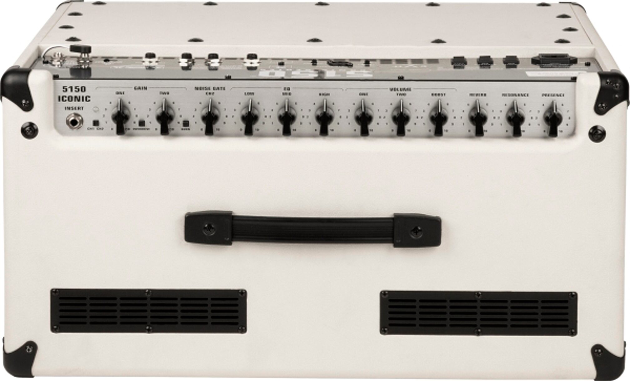 EVH Eddie Van Halen 5150 Iconic Series Guitar Combo Amplifier (40 Watts, 1x12"), Ivory, Action Position Back
