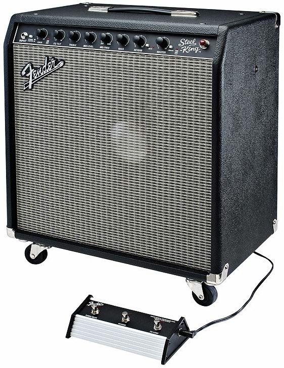 Fender Steel King Guitar Combo Amplifier (200 Watts, 1x15 in.), Main