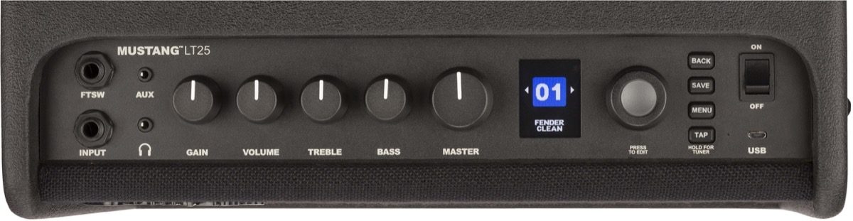 Fender Mustang LT25 Digital Guitar Combo Amplifier (25 Watts, 1x8