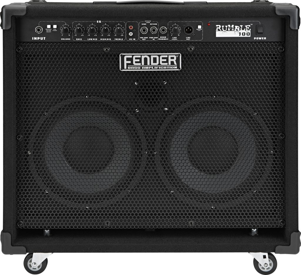 新品国産Fender Rumble100 210 ベースアンプ　ランブル100 10インチ×2 フェンダー コンボアンプ