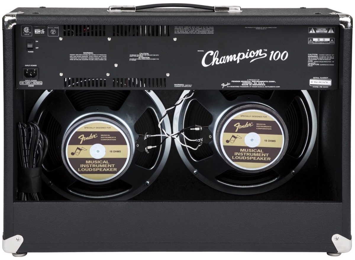 Ray drøm indendørs Fender Champion 100 Guitar Combo Amplifier (100 Watts, 2x12")