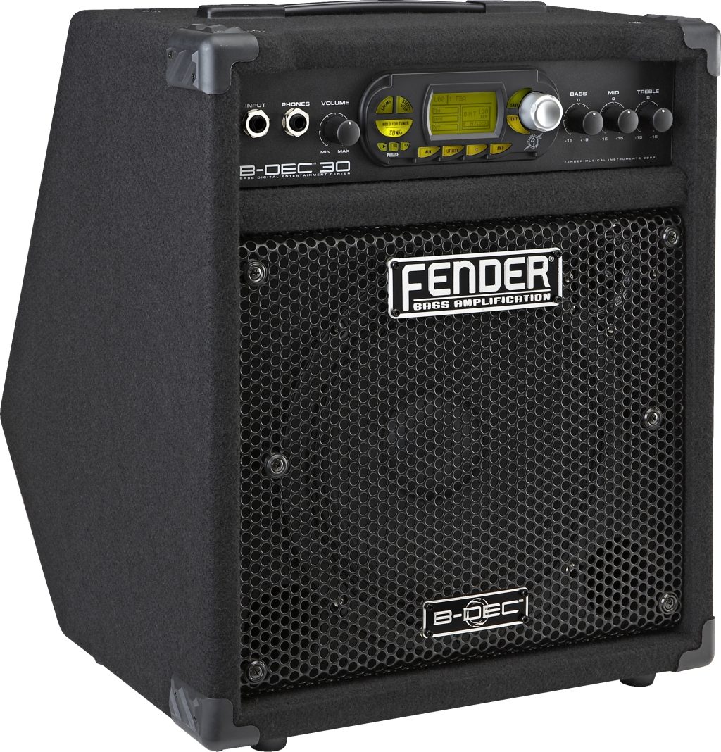 Fender B-DEC 30 Digital Entertainment Center Bass Combo Amplifier (30 Watts, 1x10 in.), Right