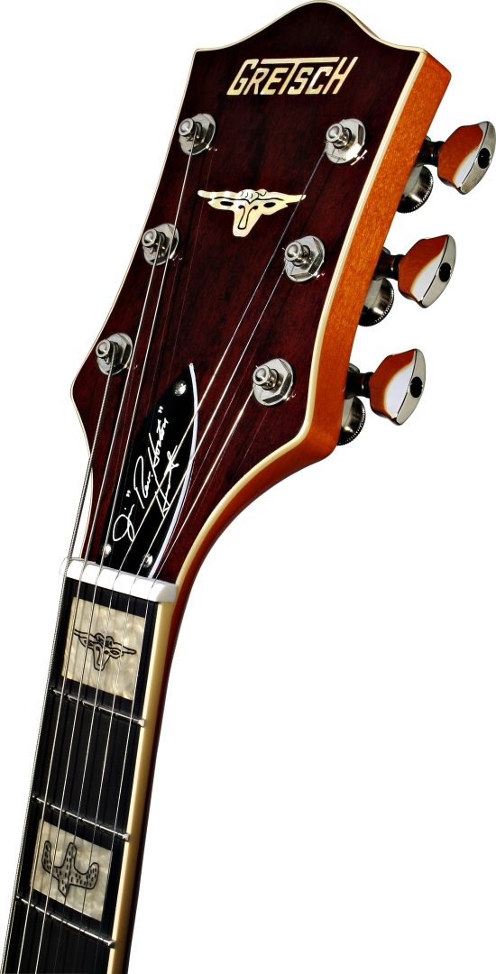 Gretsch G6120RHH Reverend Horton Heat Electric Guitar (with Case), Headstock