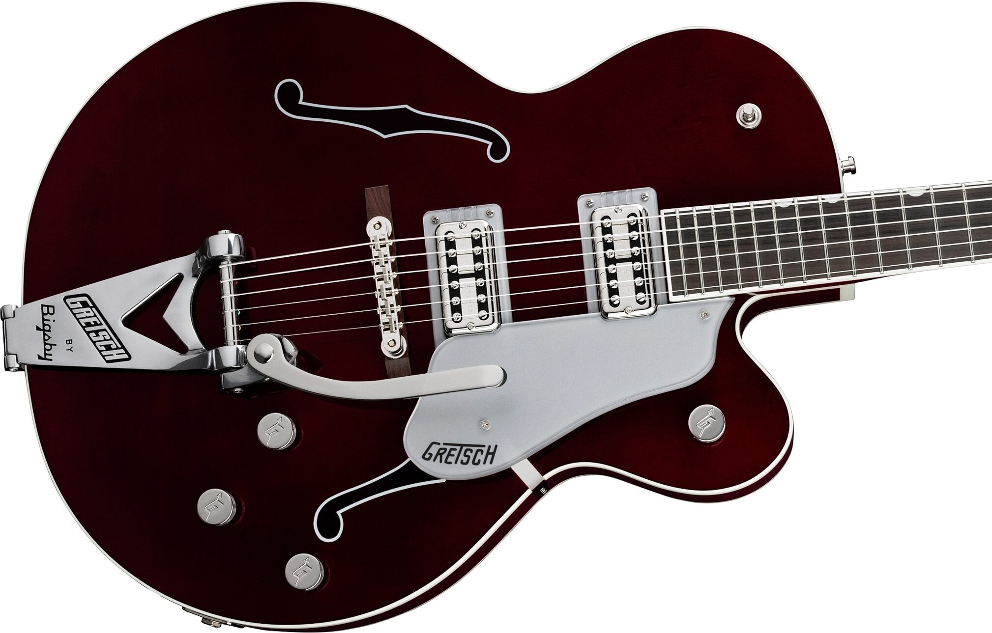 Gretsch G6119T-ET Players Edition Tennessee Rose Electrotone Electric Guitar (with Case), Action Position Side