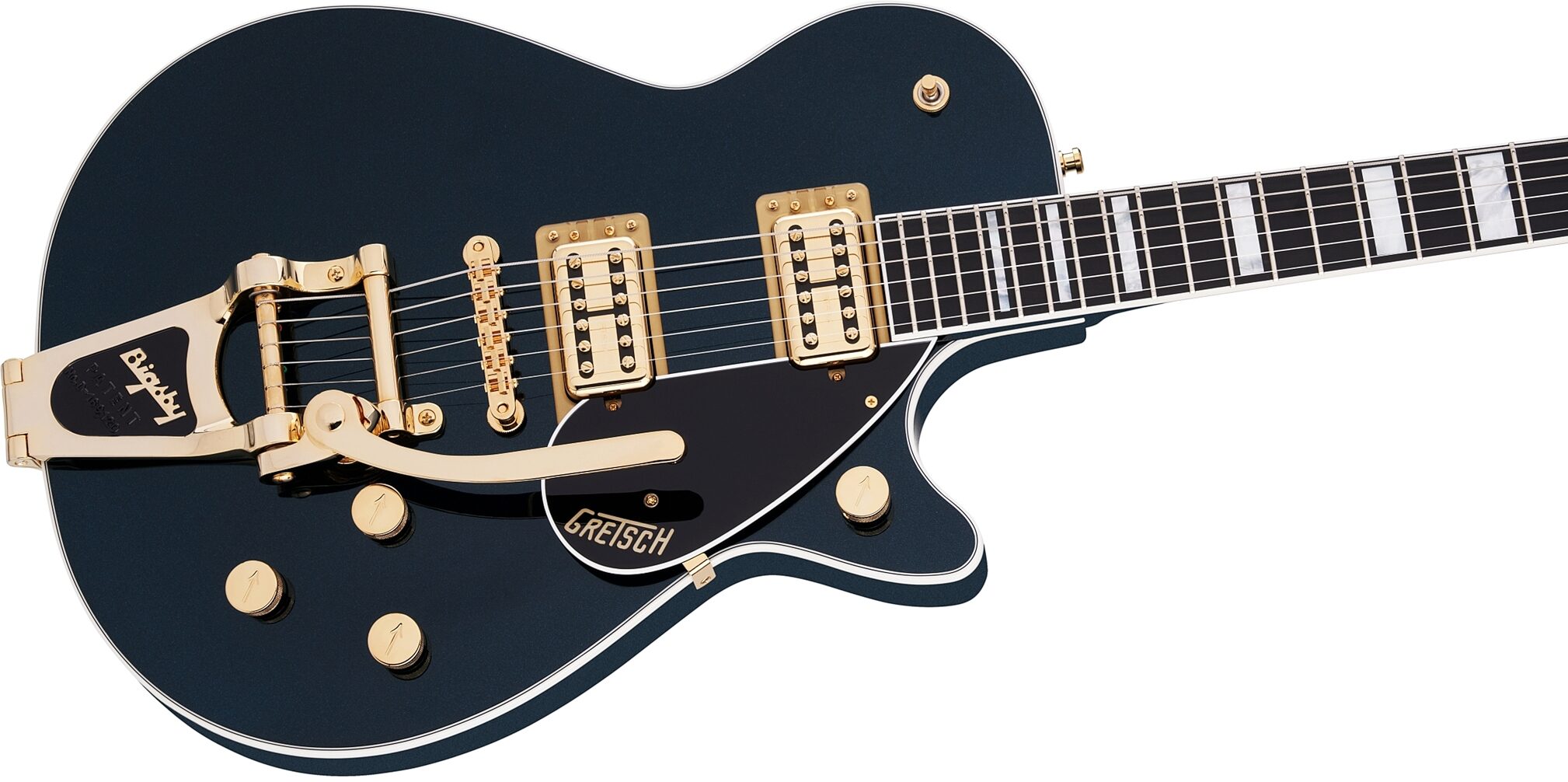 Gretsch G6228TGPE Player's Edition Jet BT Electric Guitar (with Case), Action Position Back