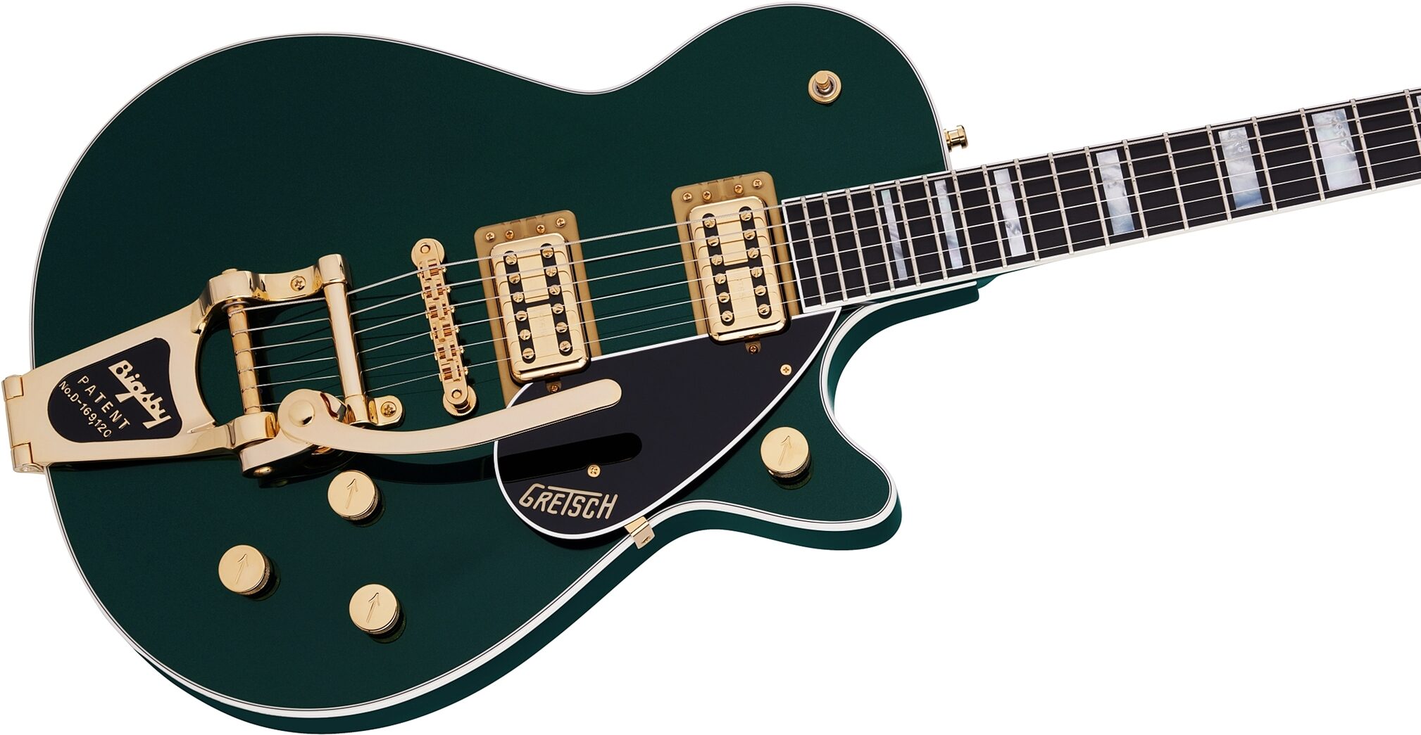 Gretsch G6228TGPE Player's Edition Jet BT Electric Guitar (with Case), Action Position Back