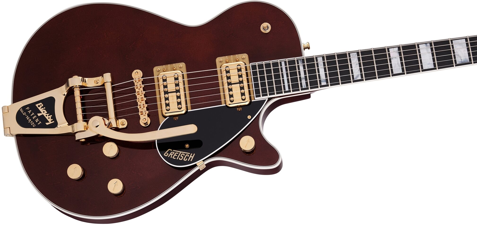 Gretsch G6228TGPE Player's Edition Jet BT Electric Guitar (with Case), Action Position Back