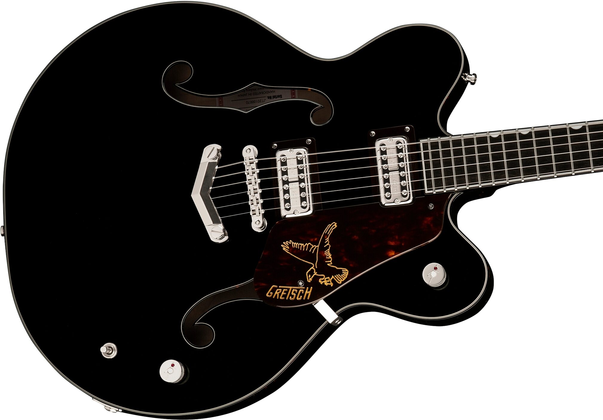 Gretsch G6136RF Richard Fortus Signature Falcon Electric Guitar (with Case), Action Position Back