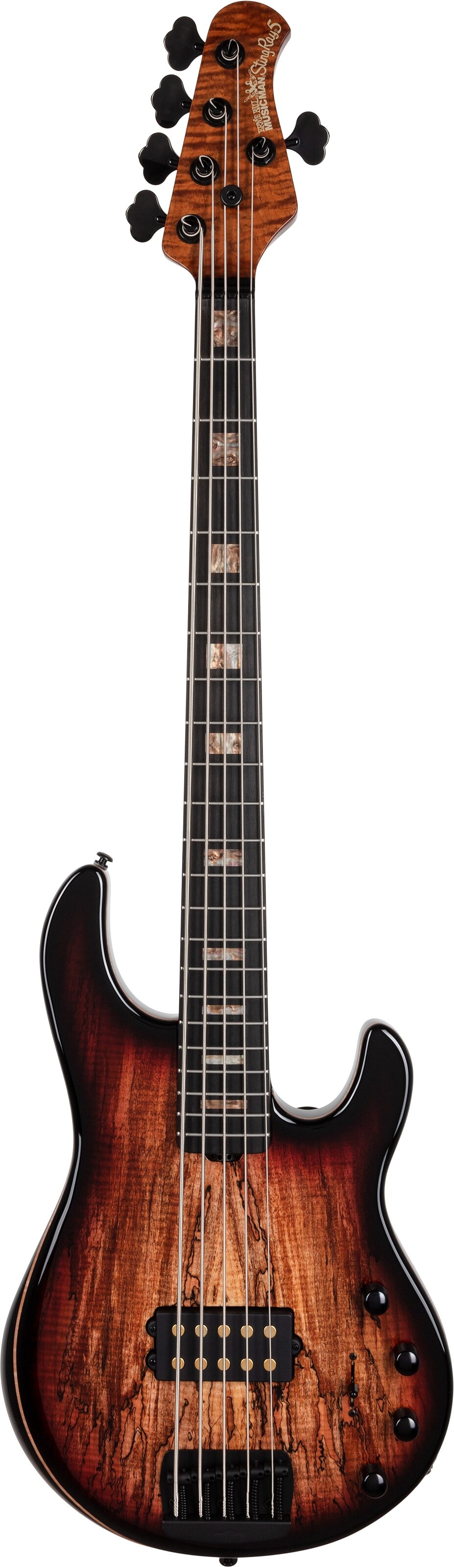 Ernie Ball Music Man StingRay 5 35th Anniversary Bass Guitar (with Mono Gig Bag), Main