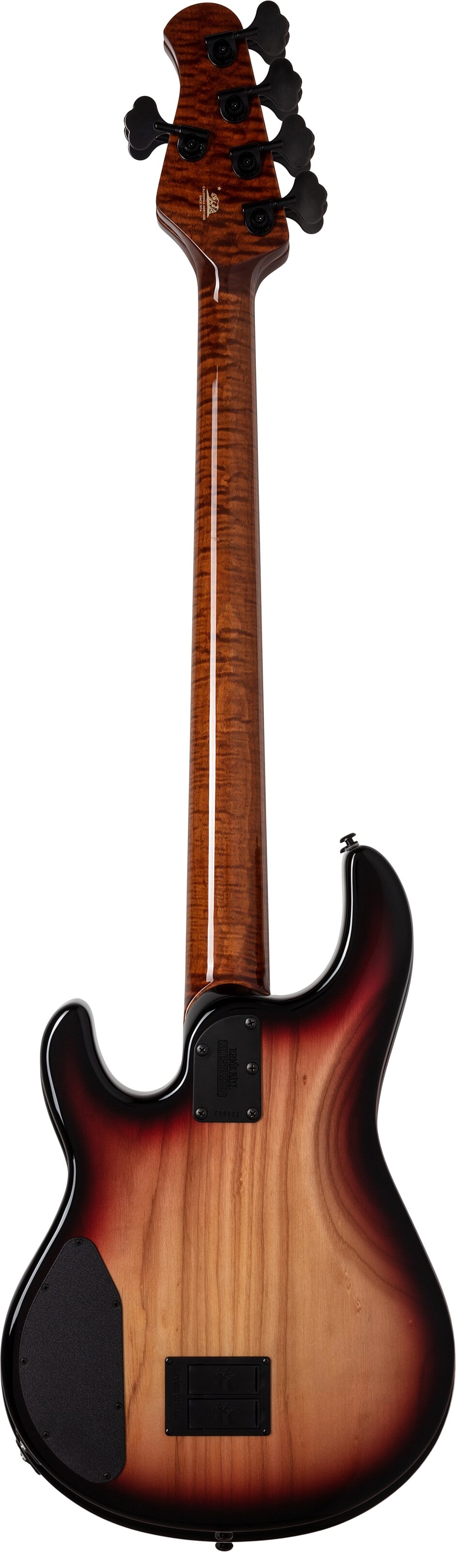 Ernie Ball Music Man StingRay 5 35th Anniversary Bass Guitar (with Mono Gig Bag), Main Back