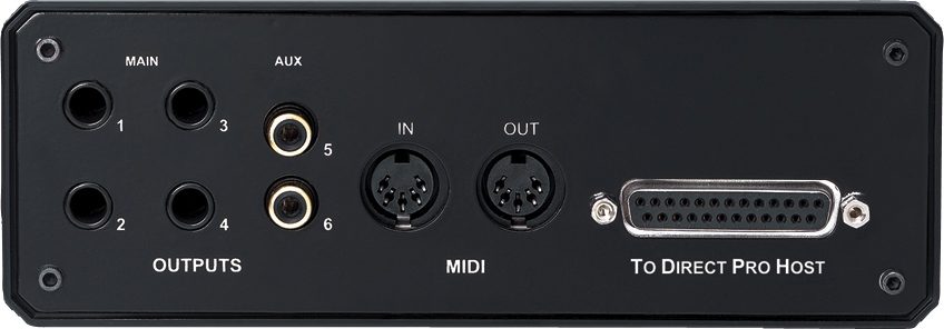 Aardvark DirectPro 24/96 PC Studio Interface with Cubase LE (Windows), Back