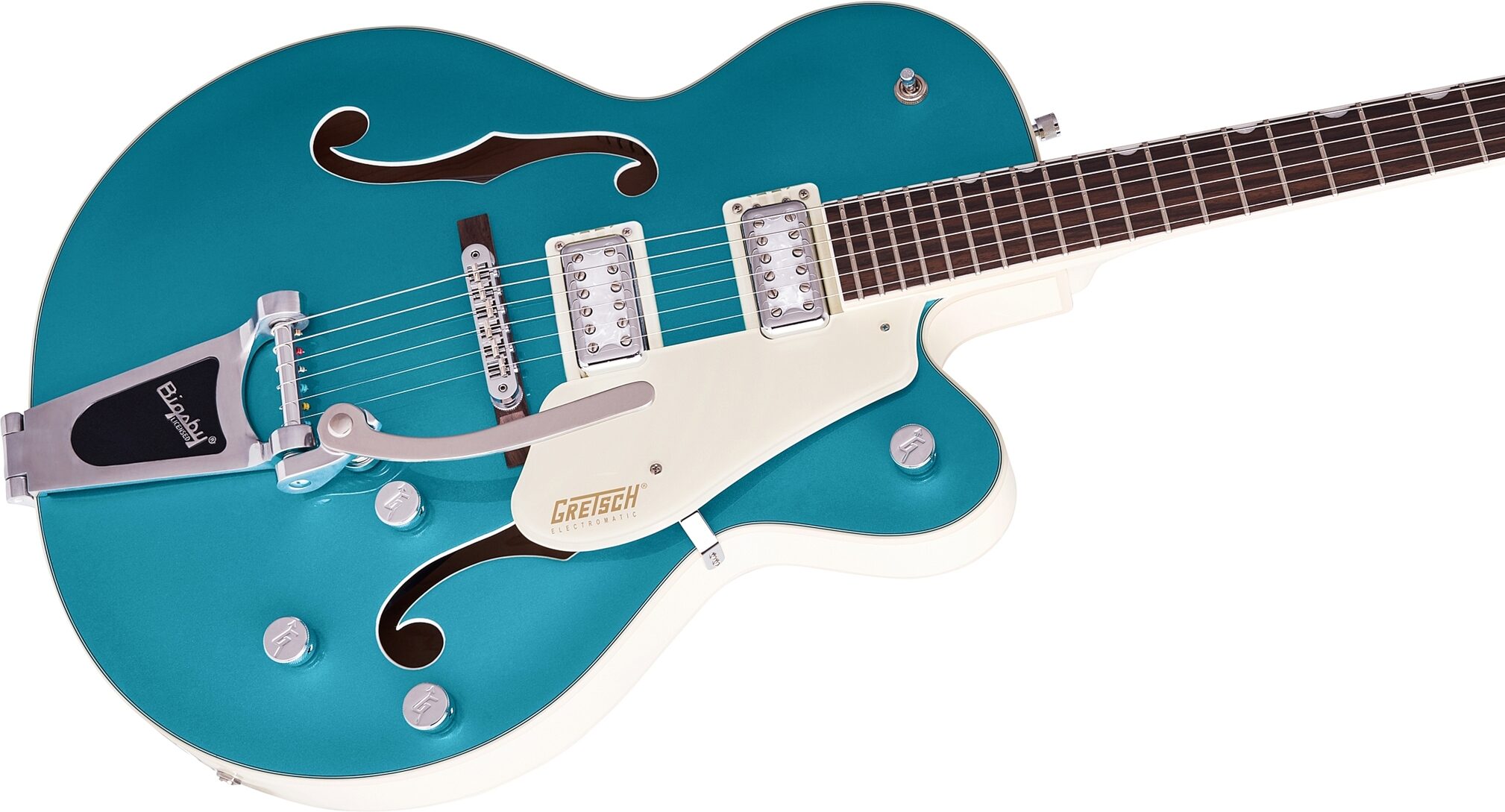 Gretsch G5410T Electromatic Tri-Five Hollowbody Single-Cut Electric Guitar, Action Position Back