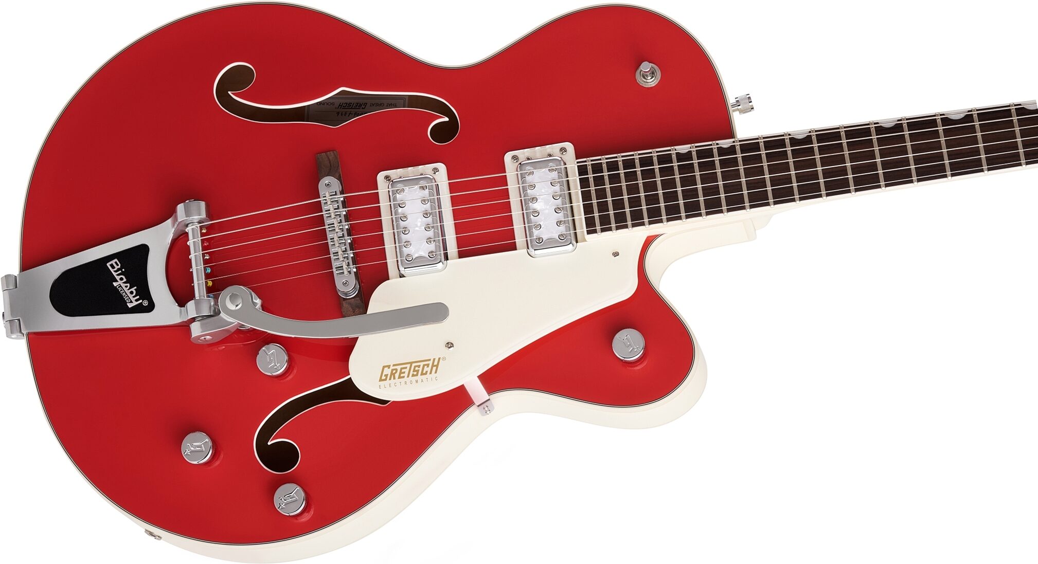 Gretsch G5410T Electromatic Tri-Five Hollowbody Single-Cut Electric Guitar, Action Position Back