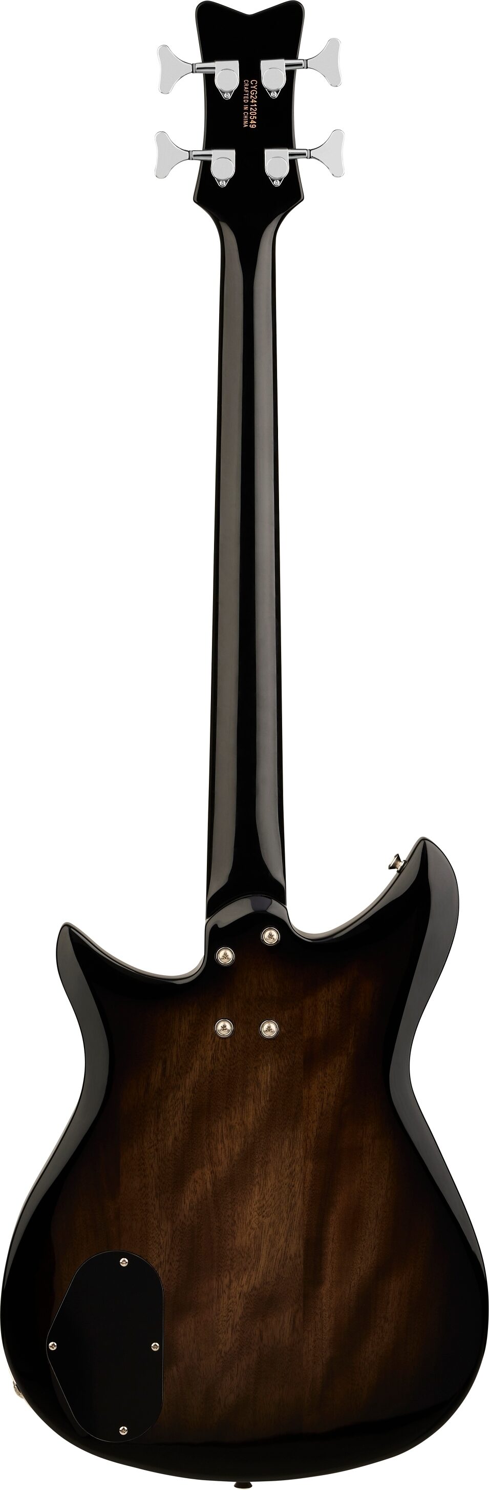 Gretsch Electromatic CVT Double-Cut Electric Bass, Bristol Fog, Action Position Back