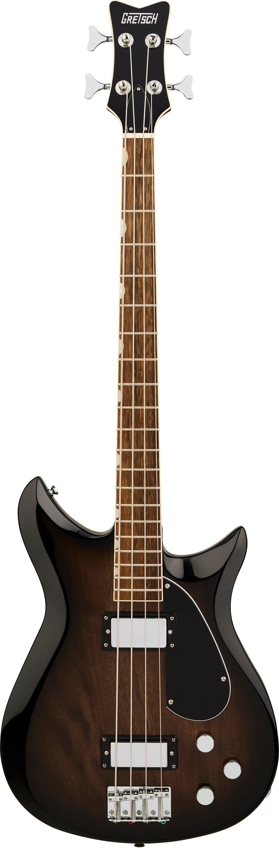 Gretsch Electromatic CVT Double-Cut Electric Bass, Bristol Fog, Action Position Back