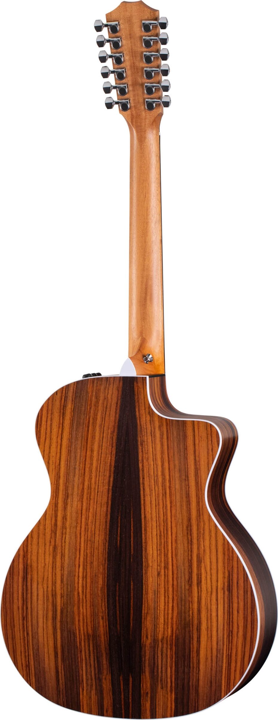 Taylor 254ce Rosewood Grand Auditorium 12-String Acoustic-Electric Guitar, Left-Handed (with Gig Bag)), Action Position Back