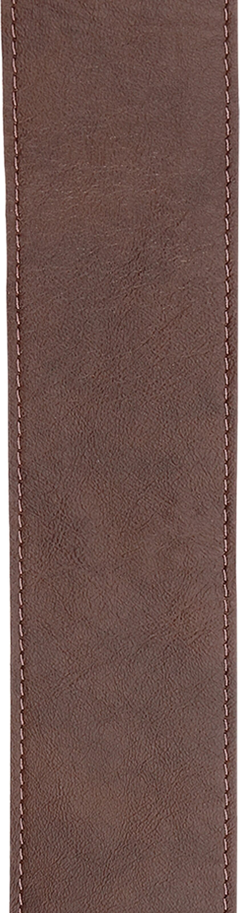 D'Addario Comfort Leather Auto Lock Guitar Strap, 25BAL02, Action Position Back