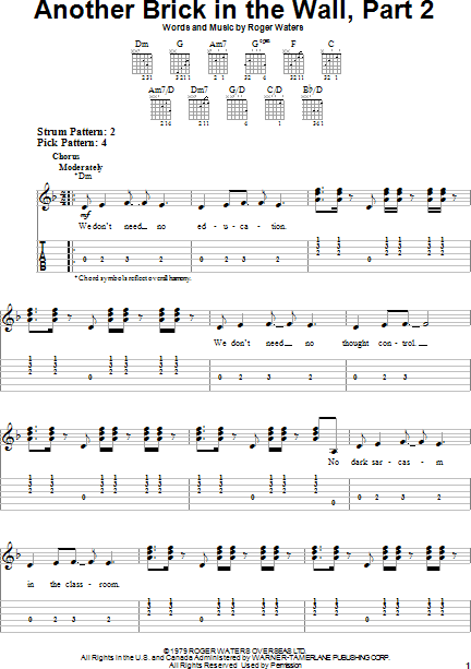 Another Brick in the Wall (Part 3) Tab by Pink Floyd (Guitar Pro) - Full  Score