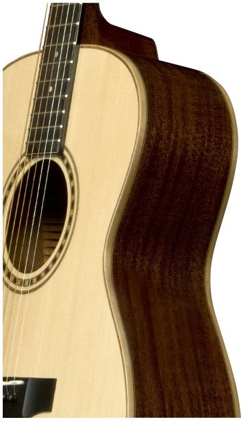 Bedell MB-18-G Grand Auditorium Acoustic Guitar (with Gig Bag), Body Closeup--mb-18-g-2