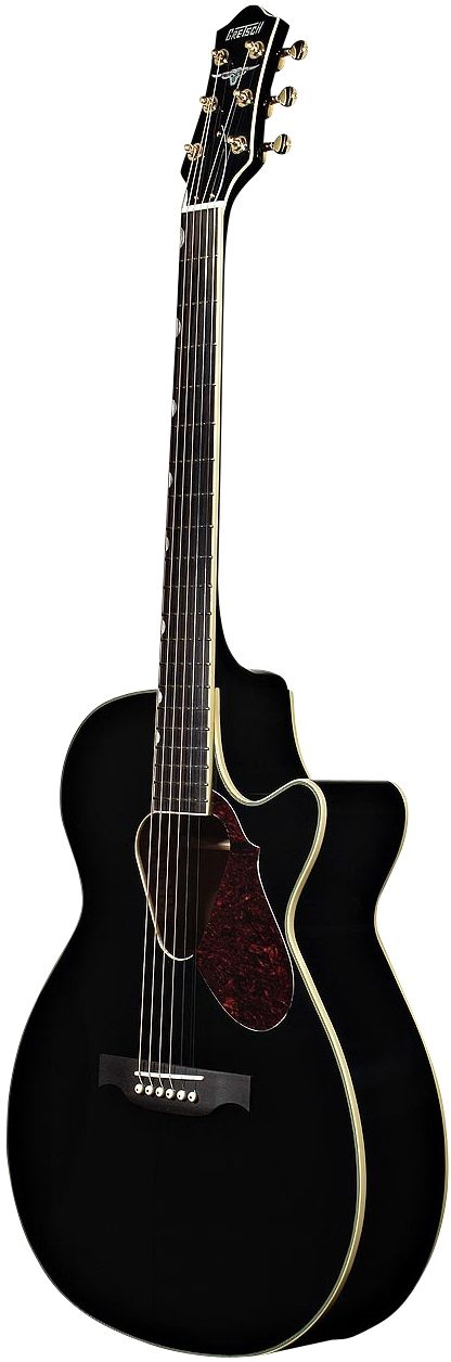 Gretsch G5015 Rancher Junior Acoustic-Electric Guitar, Black - Side
