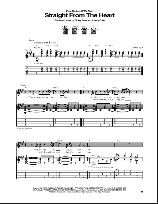 Heart In A Cage Tab by The Strokes (Guitar Pro) - Guitars, Bass