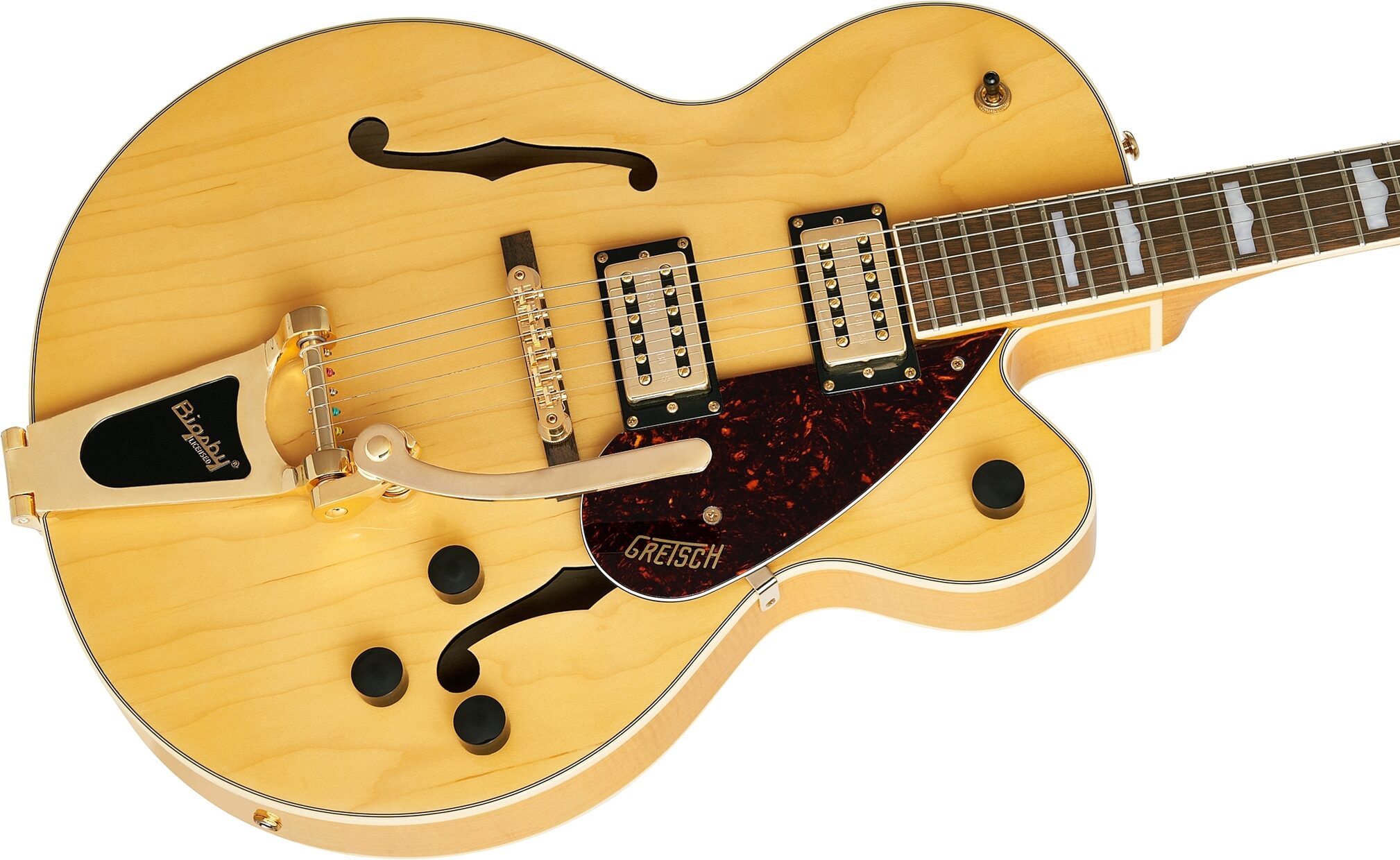 Gretsch G2410TG Streamliner Hollowbody Single-Cut Electric Guitar, Action Position Back