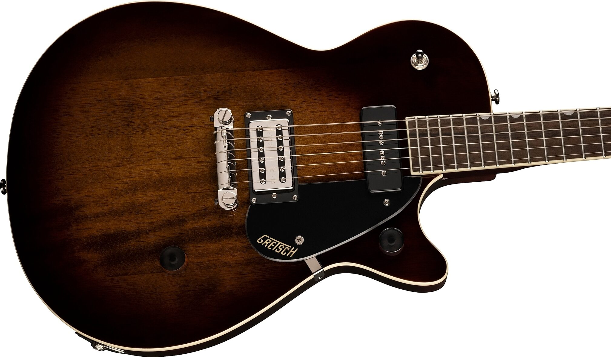 Gretsch G2215-P90 Streamliner Jr. Jet Club Electric Guitar, Action Position Side