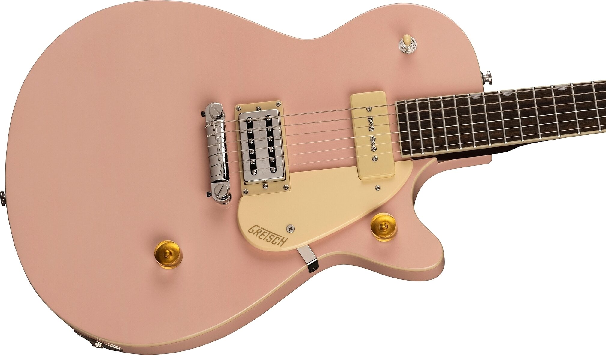 Gretsch G2215-P90 Streamliner Jr. Jet Club Electric Guitar, Action Position Side