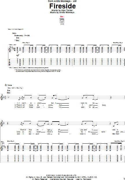 Fireside - Guitar TAB