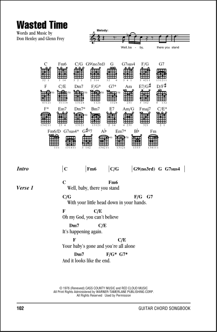 Eagles Get Over It Sheet Music Notes, Chords