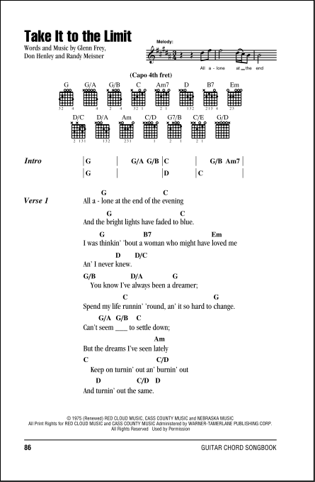 Eagles Get Over It Sheet Music Notes, Chords