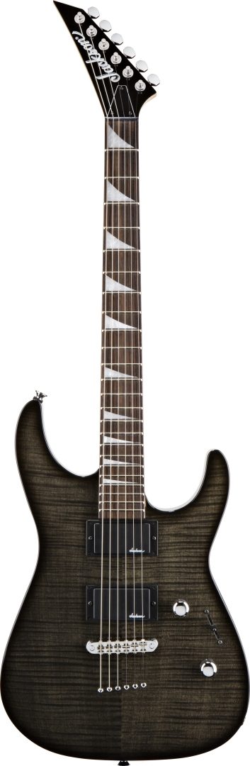 Jackson JS32RT Dinky Electric Guitar (with Gig Bag), Transparent Black