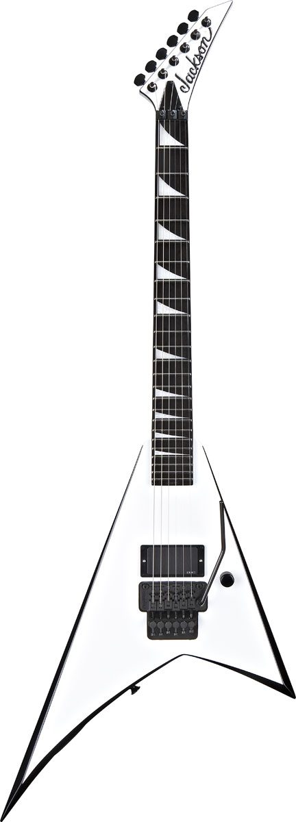 Jackson RR24 Randy Rhoads Pro Electric Guitar, Snow White with Black Bevels