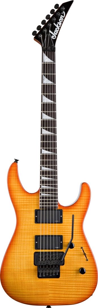 Jackson SL3MG Soloist Electric Guitar with Case, Amber Sunburst