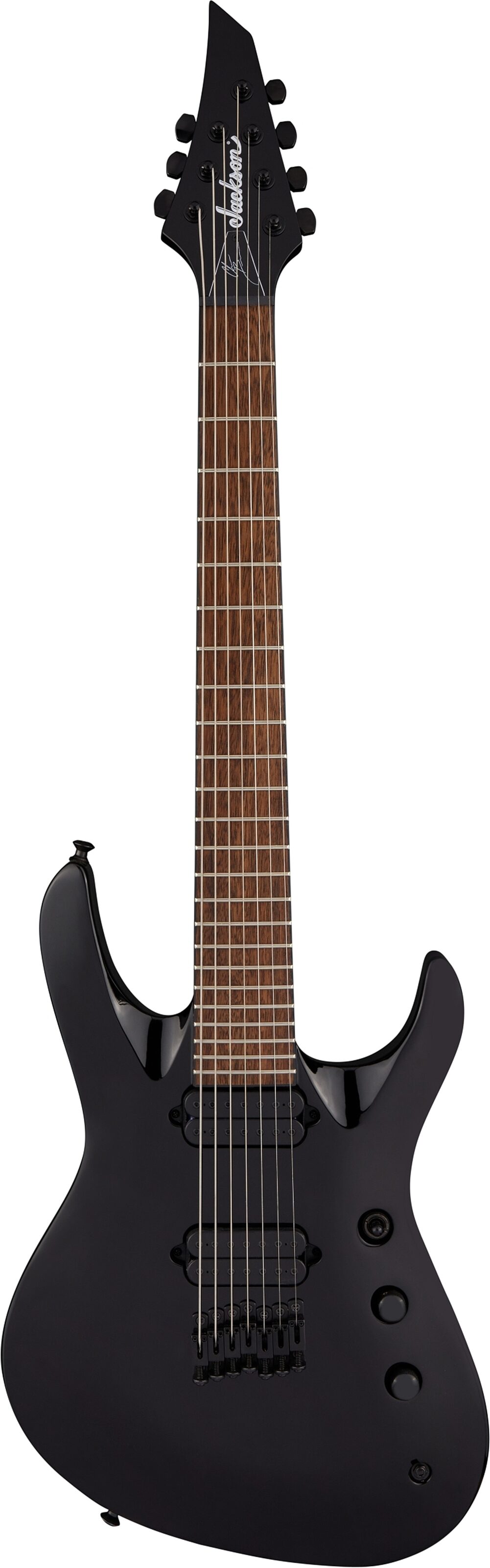 Jackson Pro Series Chris Broderick Soloist HT7 Electric Guitar, 7-String, Action Position Back