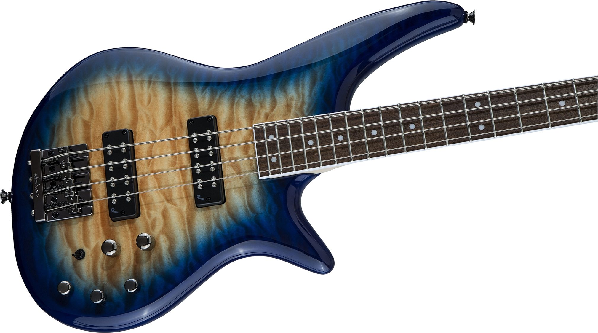 Jackson JS Series Spectra JS3Q Electric Bass, Action Position Back
