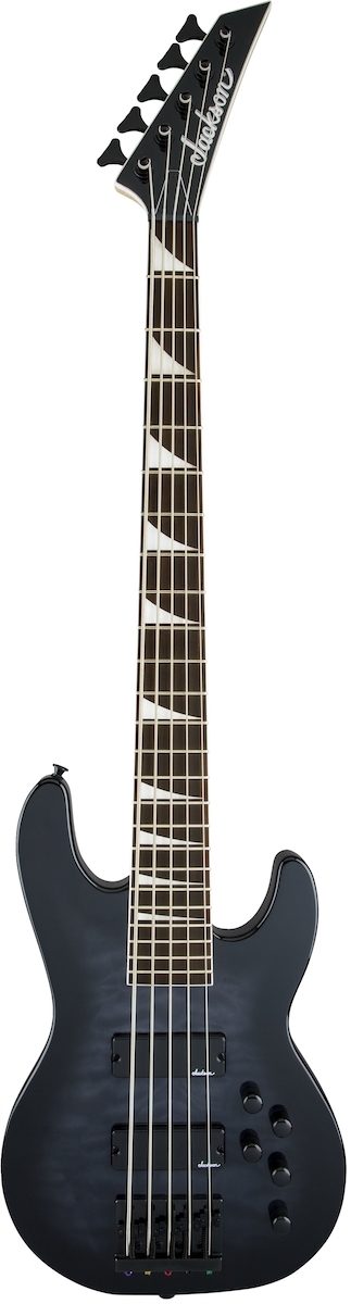 Jackson JS3VQ Quilt Top Concert Electric Bass, 5-String, Main