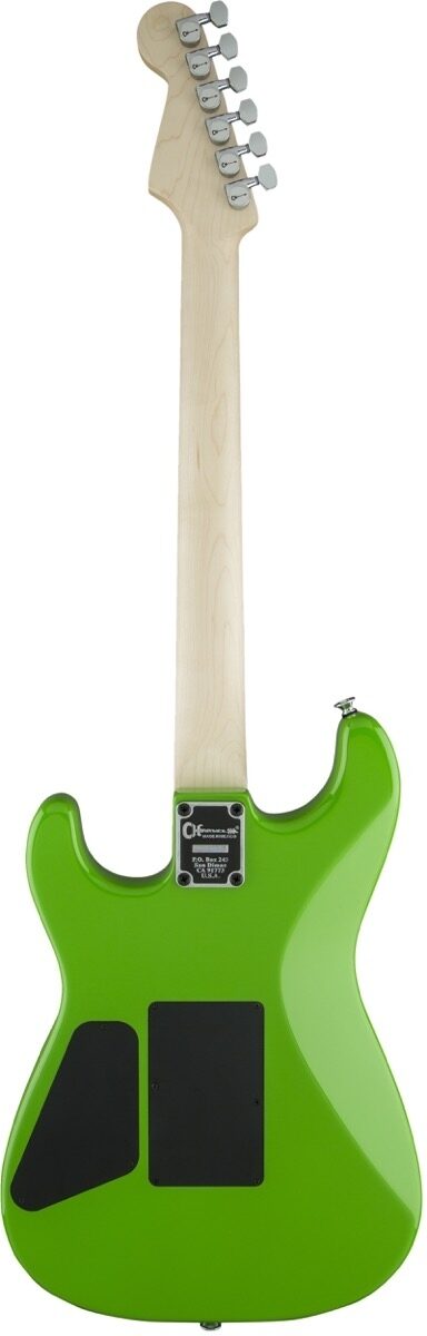 Charvel Pro-Mod San Dimas SD1 HH FR Electric Guitar, Slime Green Back