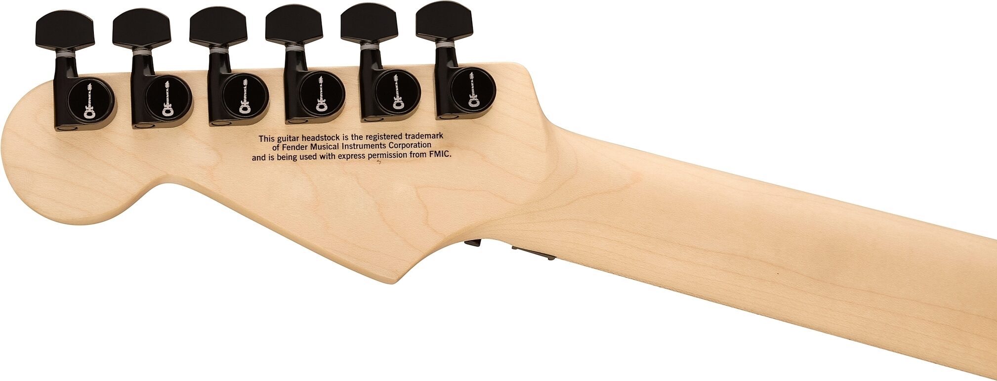 Charvel Pro-Mod So-Cal Style 1 HH FR M Electric Guitar, Maple Fingerboard, Black, Action Position Back