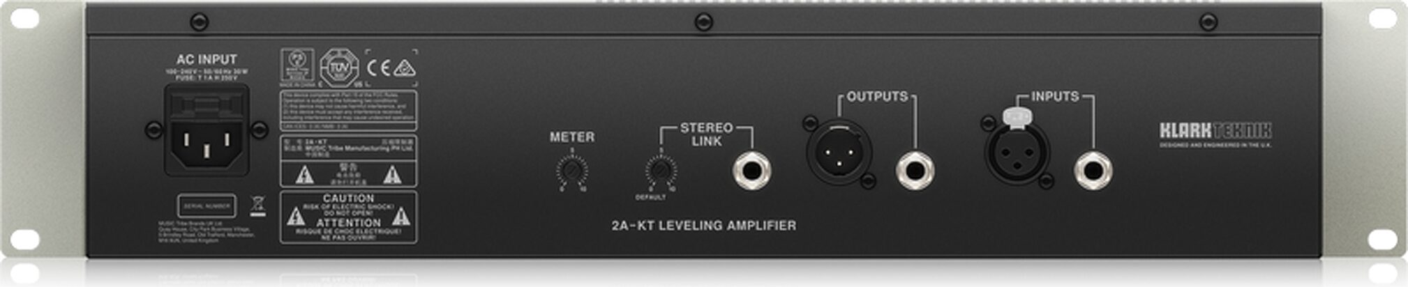 Klark Teknik 2A-KT Classic Leveling Amplifier, Action Position Back
