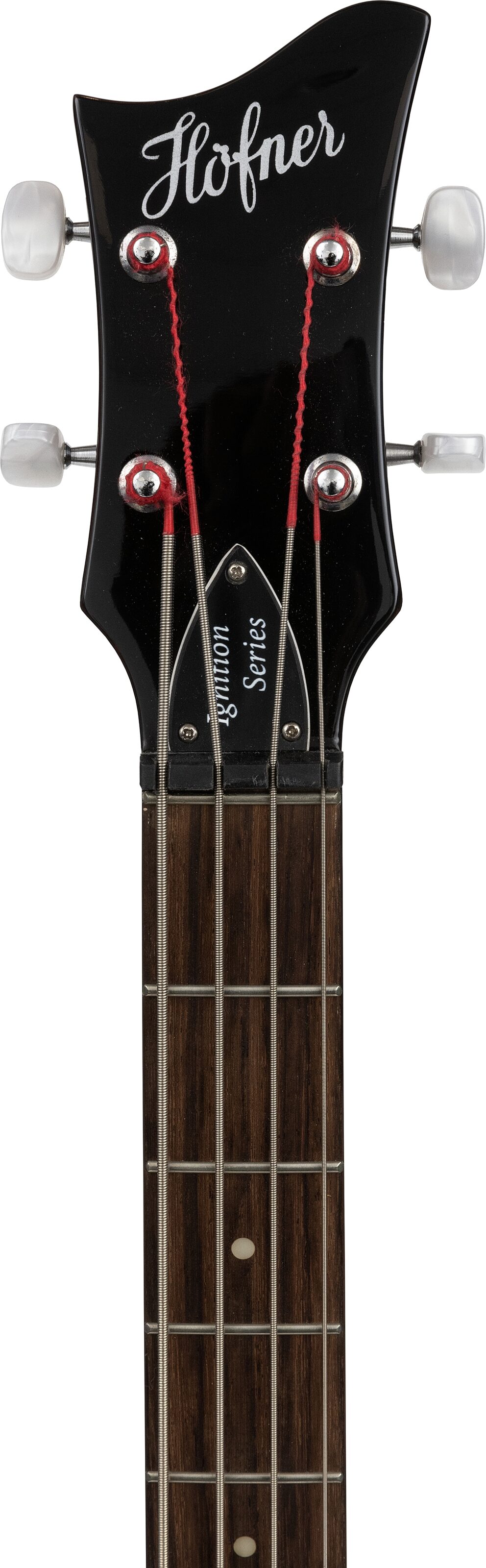 Hofner Ignition Violin Electric Bass, Action Position Headstock