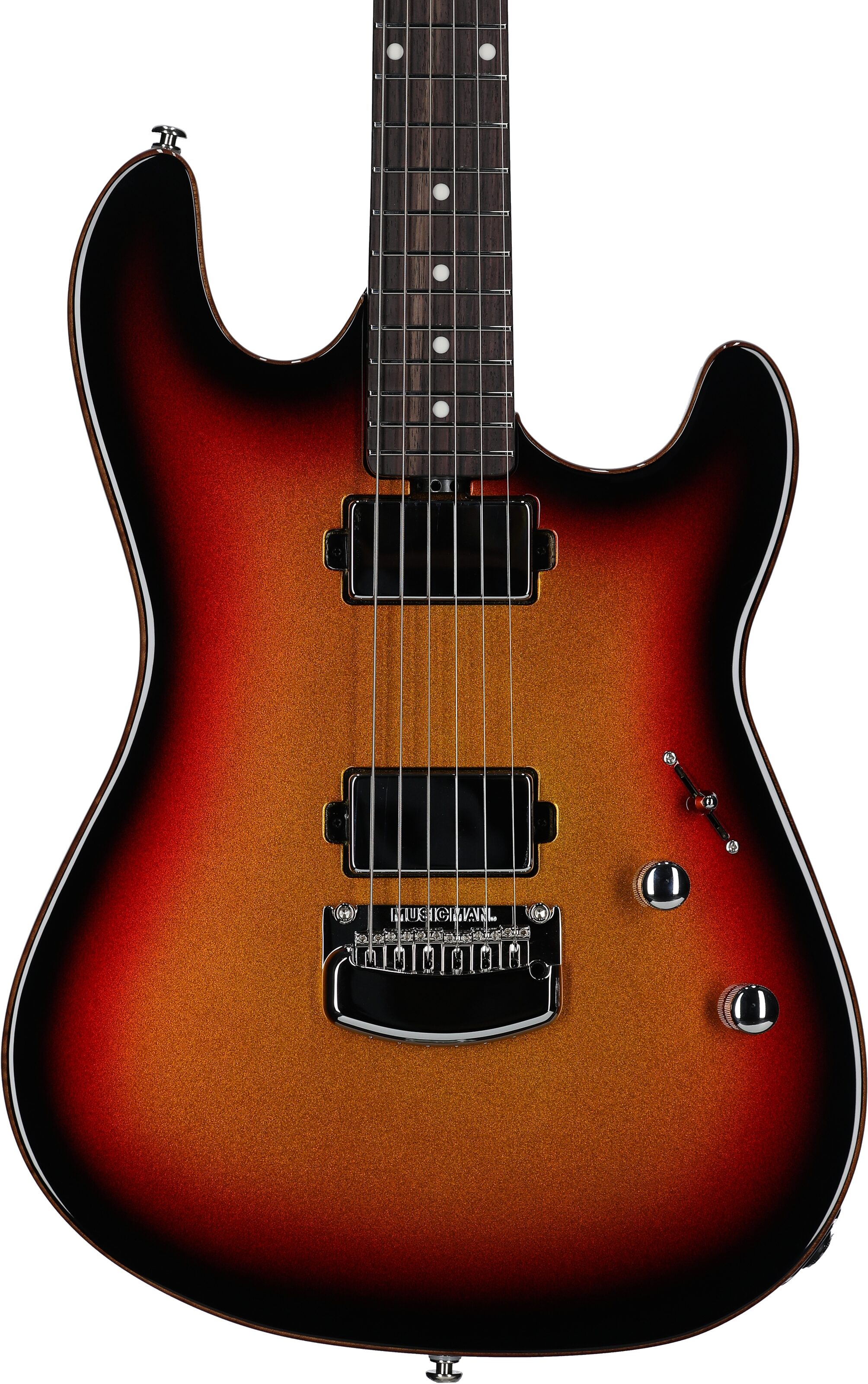 Ernie Ball Music Man Sabre HT Electric Guitar (with Mono Gig Bag), Showtime, Serial Number H02879, Body Straight Front