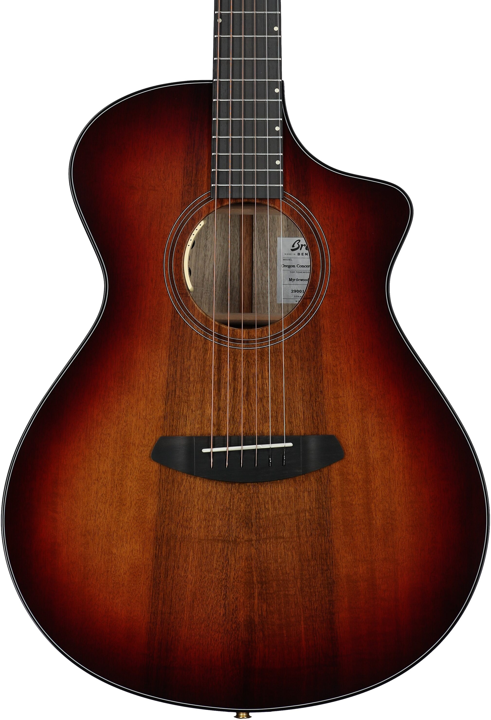 Breedlove Oregon Limited Edition Concert CE Acoustic Guitar (with Case), Old Fashioned, Serial Number 29001, Body Straight Front