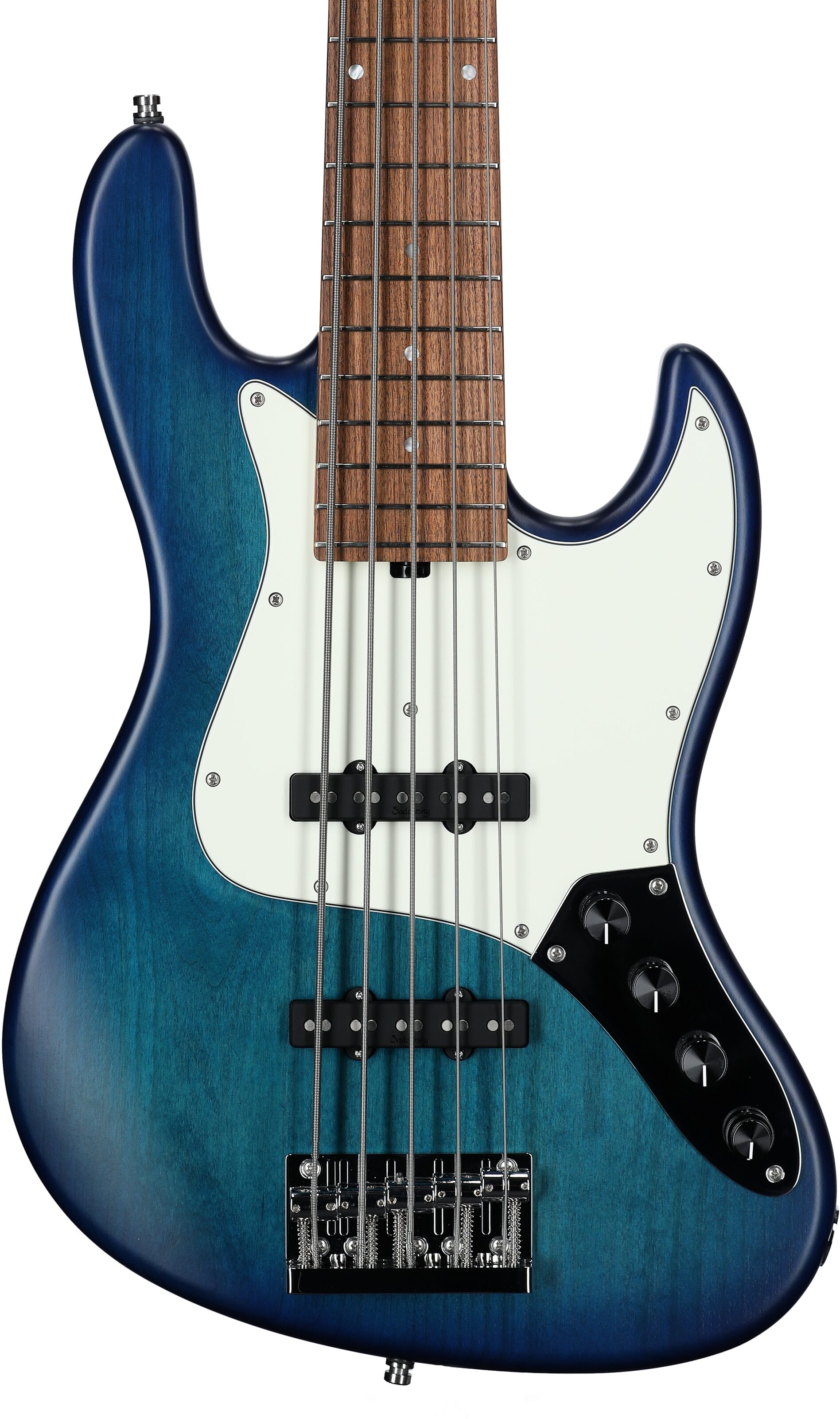 Sadowsky MetroLine 21-fret Vintage J/J Bass, 5-String (with Gig Bag), Bora Burst, Serial Number SML G 003233-23, Body Straight Front