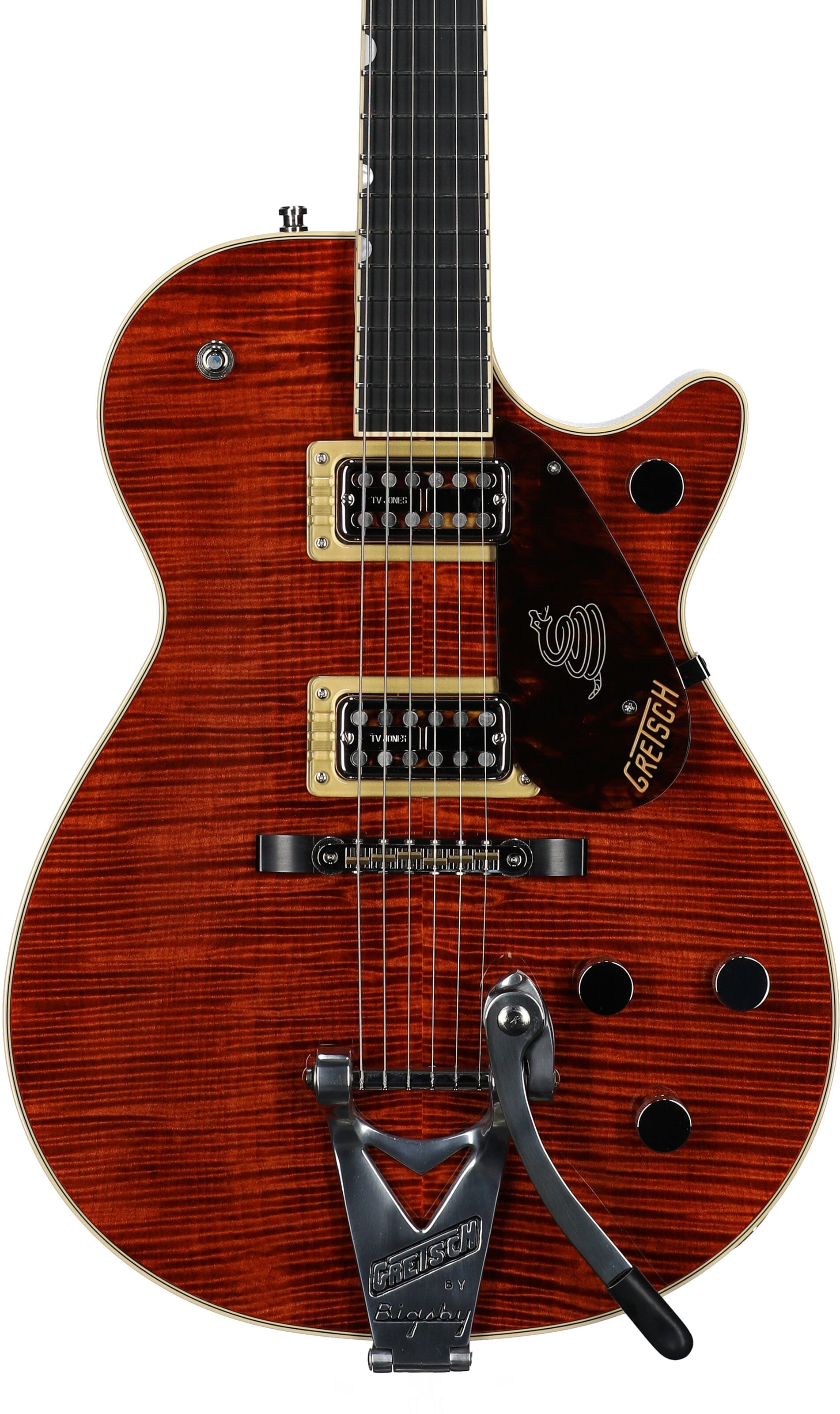 Gretsch G6130T Limited Edition Sidewinder Electric Guitar (with Case), Bourbon, Serial Number JT23041619, Body Straight Front