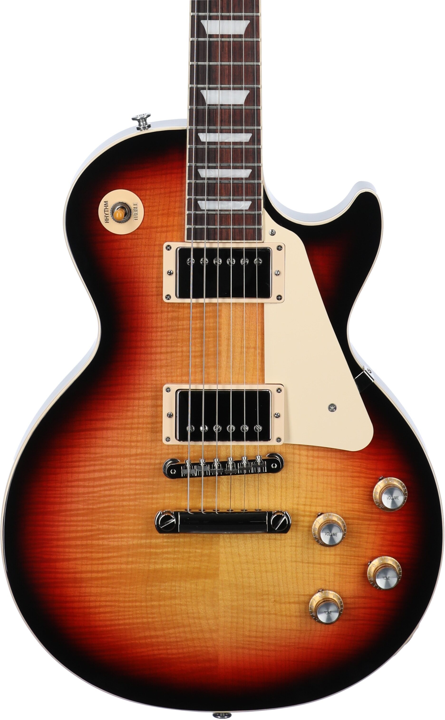 Gibson Exclusive Les Paul Standard '60s AAA Top Electric Guitar (with Case), Fireburst, Serial Number 226130317, Body Straight Front