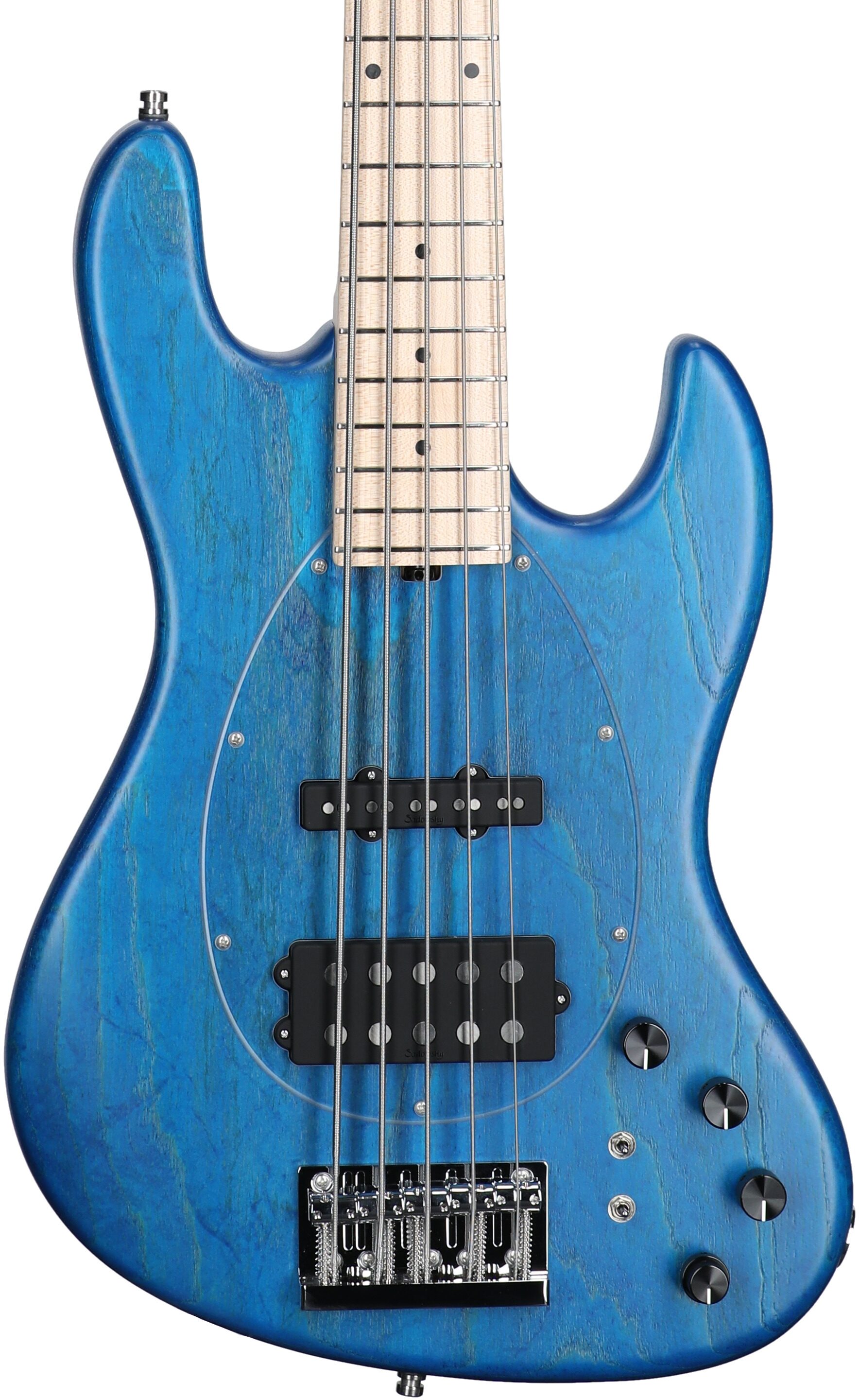 Sadowsky MetroLine 21-Fret Vintage M/J Bass, 5-String (with Gig Bag), Ocean Blue, Serial Number SML M 003564-23, Body Straight Front