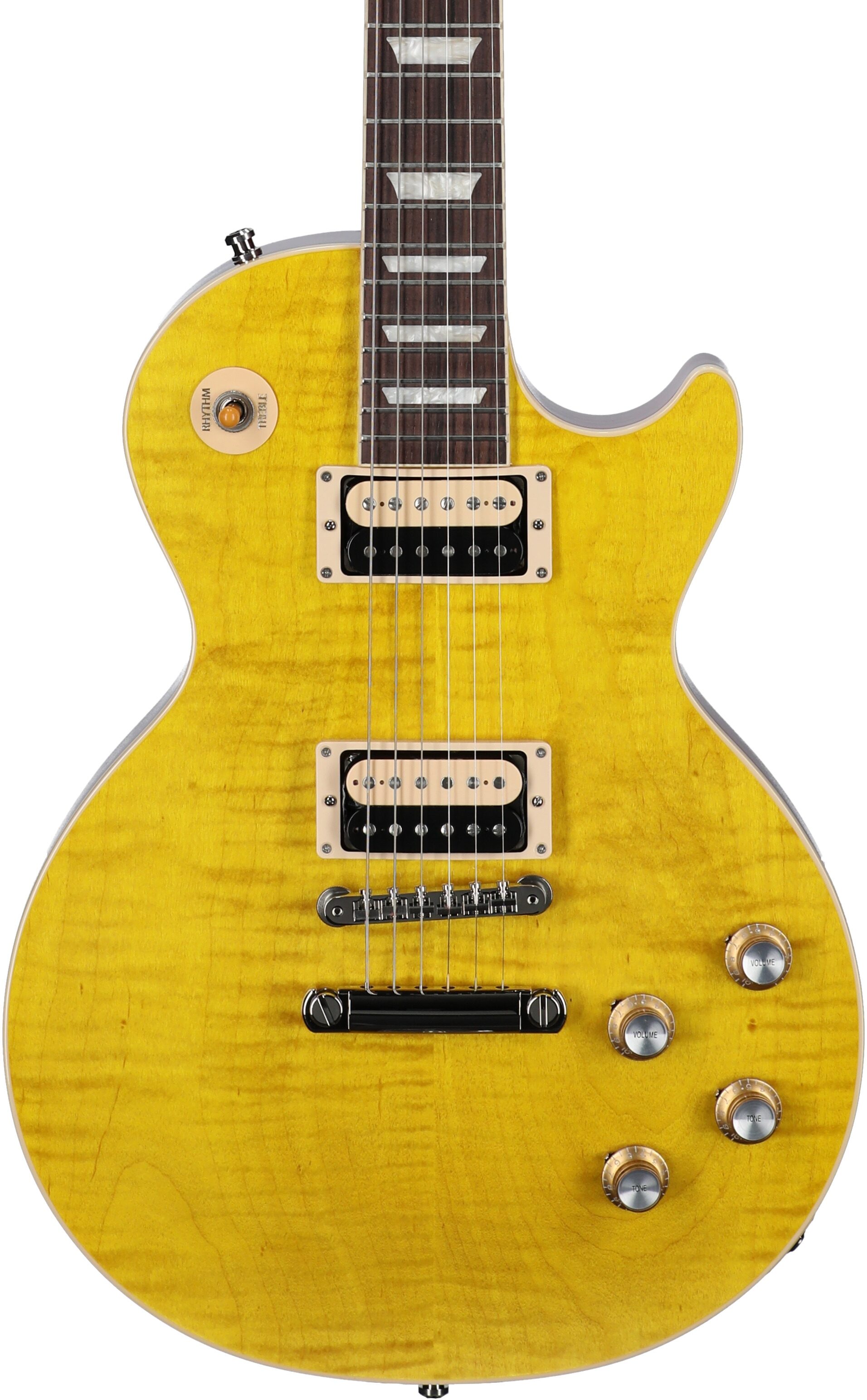 Gibson Slash Les Paul Standard Electric Guitar (with Case), Appetite Amber, Serial Number 212440178, Body Straight Front