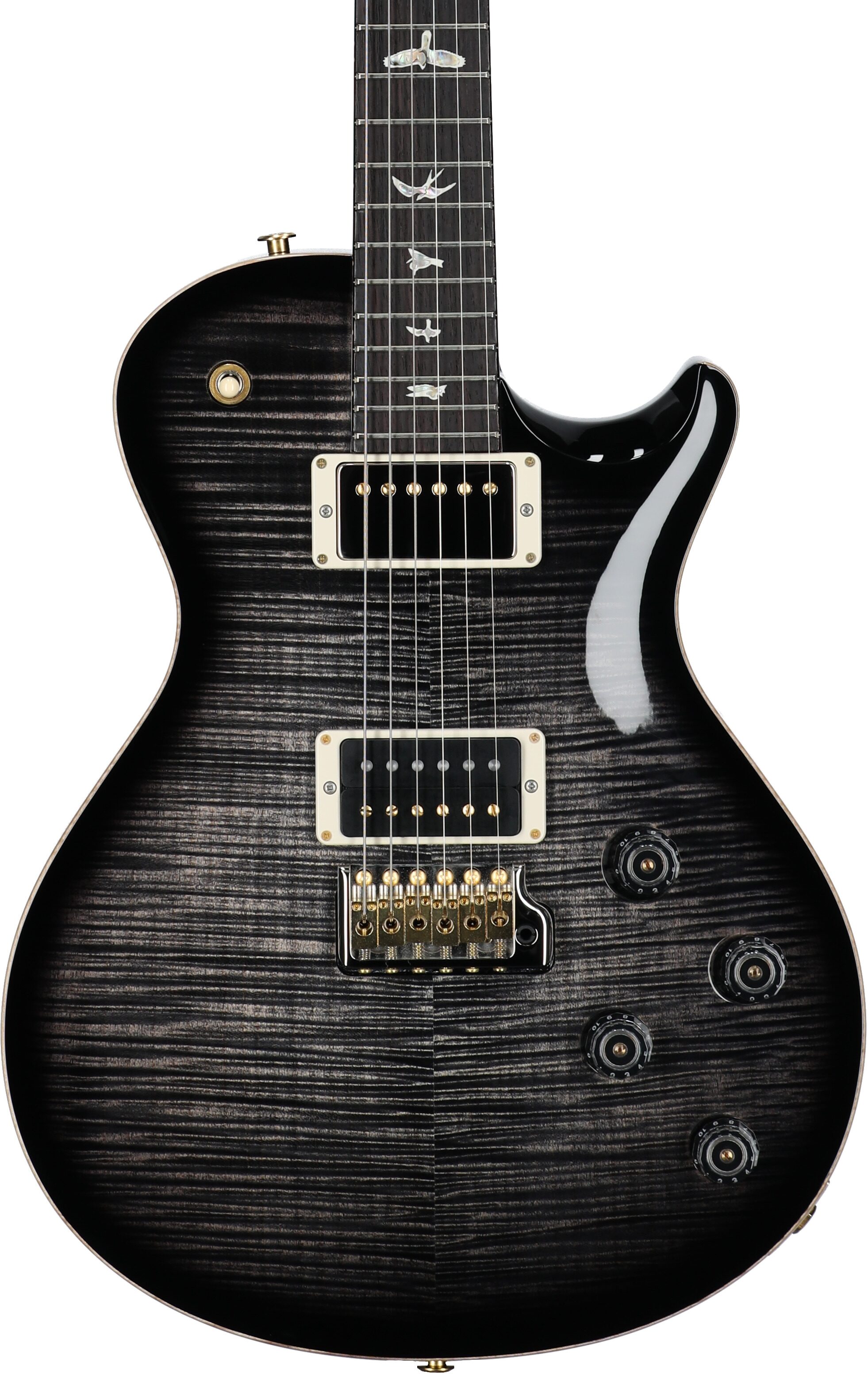 PRS Paul Reed Smith Tremonti Tremolo 10-Top Electric Guitar (with Case), Charcoal Contour Burst, Serial Number 0385064, Body Straight Front